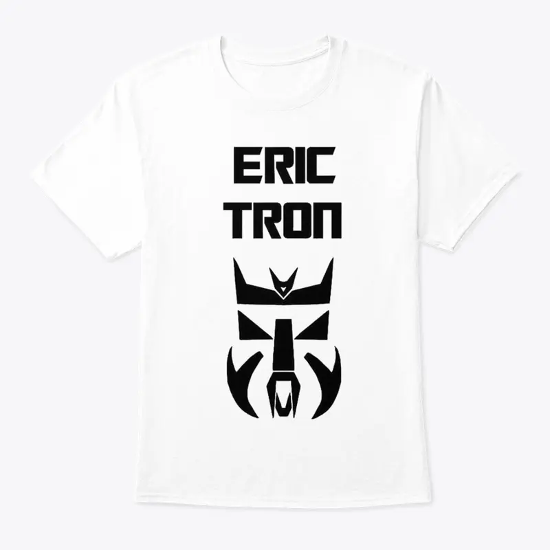 Erictron with words White shirt